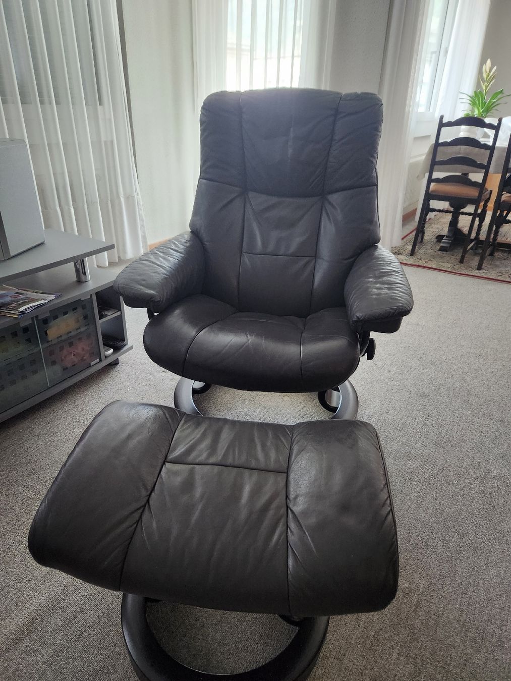 Stressless Poltrone: Stressless Sessel mit Hocker – Usato da Seewen SZ venduto da Gaho8471 3