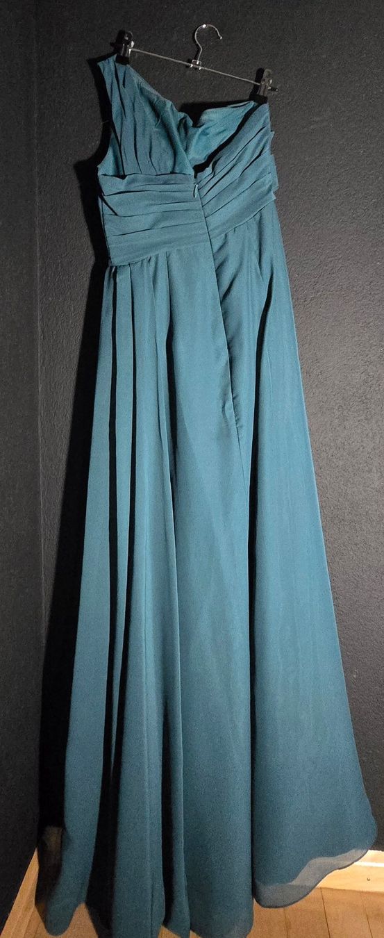 Vestiti: Wunderschönes, langes, dunkelgrünes Abendkleid, Gr. 36 – Usato da Basel venduto da sca_52mn 2