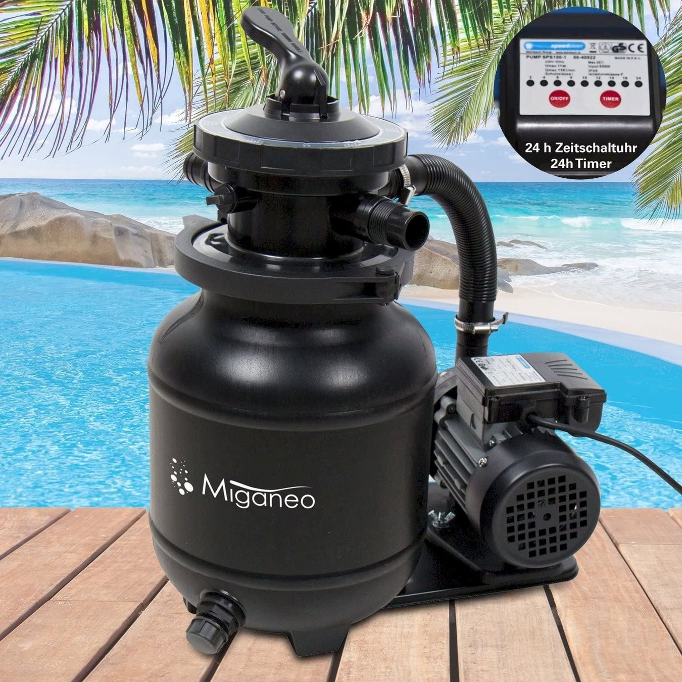 Schwimmbad: Miganeo Sandfilteranlage Dynamic 7000 – Neu und originalverpackt aus Bottighofen von zaap 1