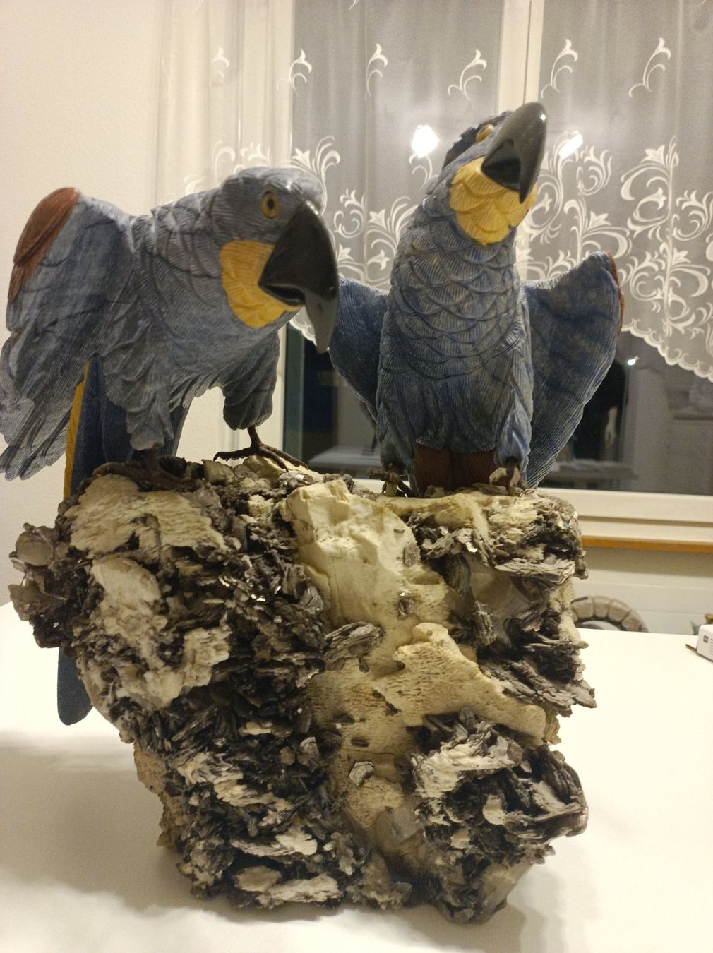 Figuren: Stein-Papageien – Gebraucht aus Mettmenstetten von Motoro66