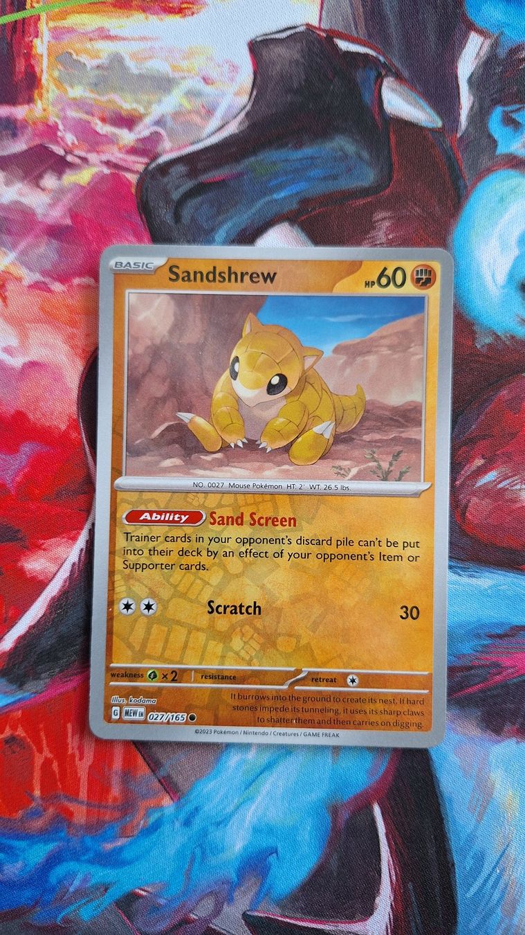 Pokémon Carte collezionabili: Sandshrew - Reverse Holo - Pokemon Mew 151 – Usato da Altstätten SG venduto da GGsGameshop