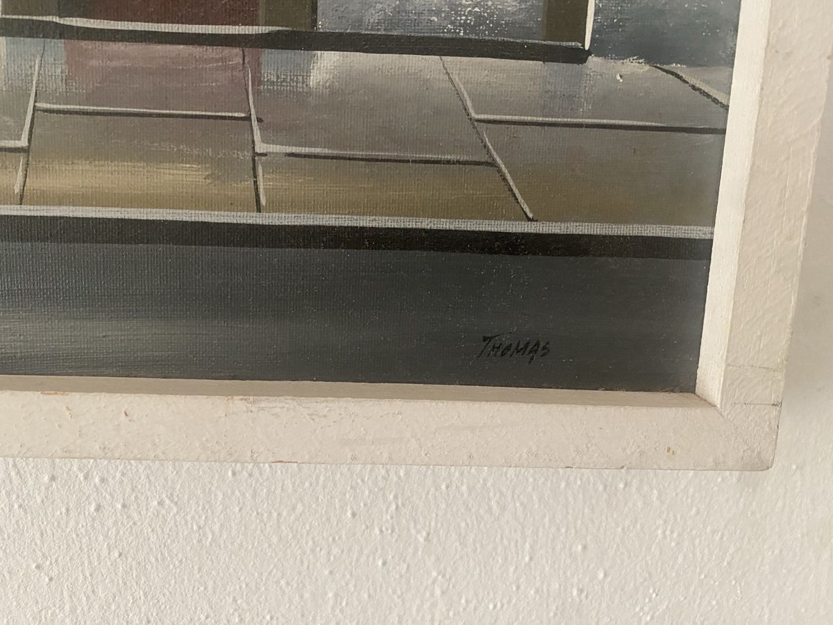 Gemälde: Thomas Pradzynski Original Bild auf Leinwand 40 cm x 32 cm – Gebraucht aus Muralto von Alex1912 1