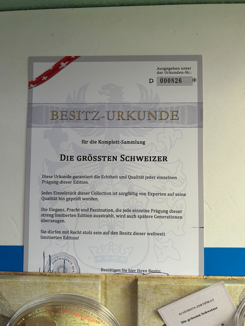 Medaglie: Die grössten Schweizer/ Sammlung ( EDITION ) – Nuovo (secondo la descrizione) da Neerach venduto da Ropa 3