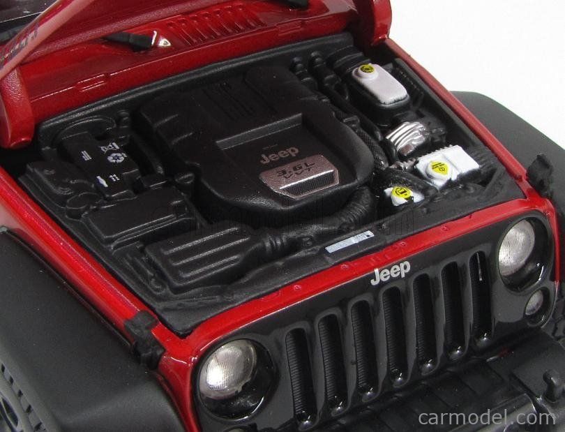 Jeep Modellautos: Jeep Wrangler "Willys" 2014-2018 rot / schwarz      1:18 – Neu und originalverpackt aus Gerlafingen von espero88 7