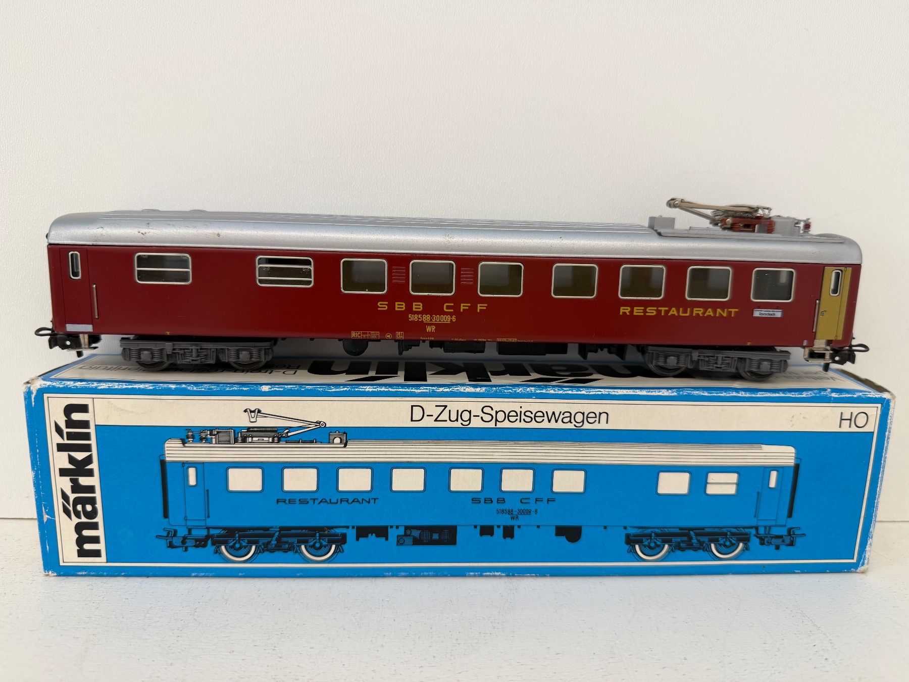 Märklin Modelleisenbahnen: 4068 Märklin Speisewagen der SBB – Gebraucht aus Büsserach von ModellbahnDepot