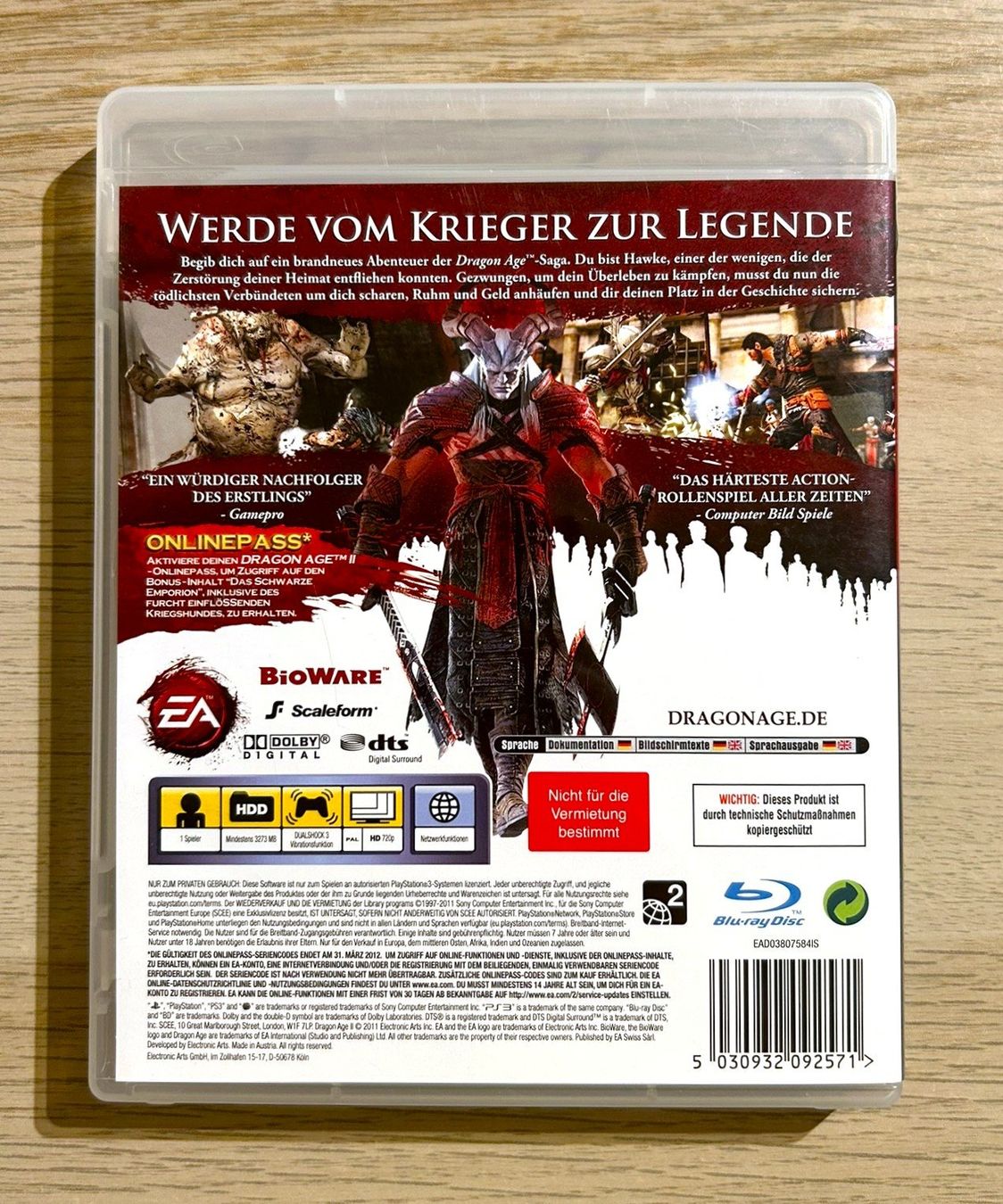 Sony Giochi: Dragon Age II PS3 – Usato da St. Gallen venduto da Alpine.Arcade 1