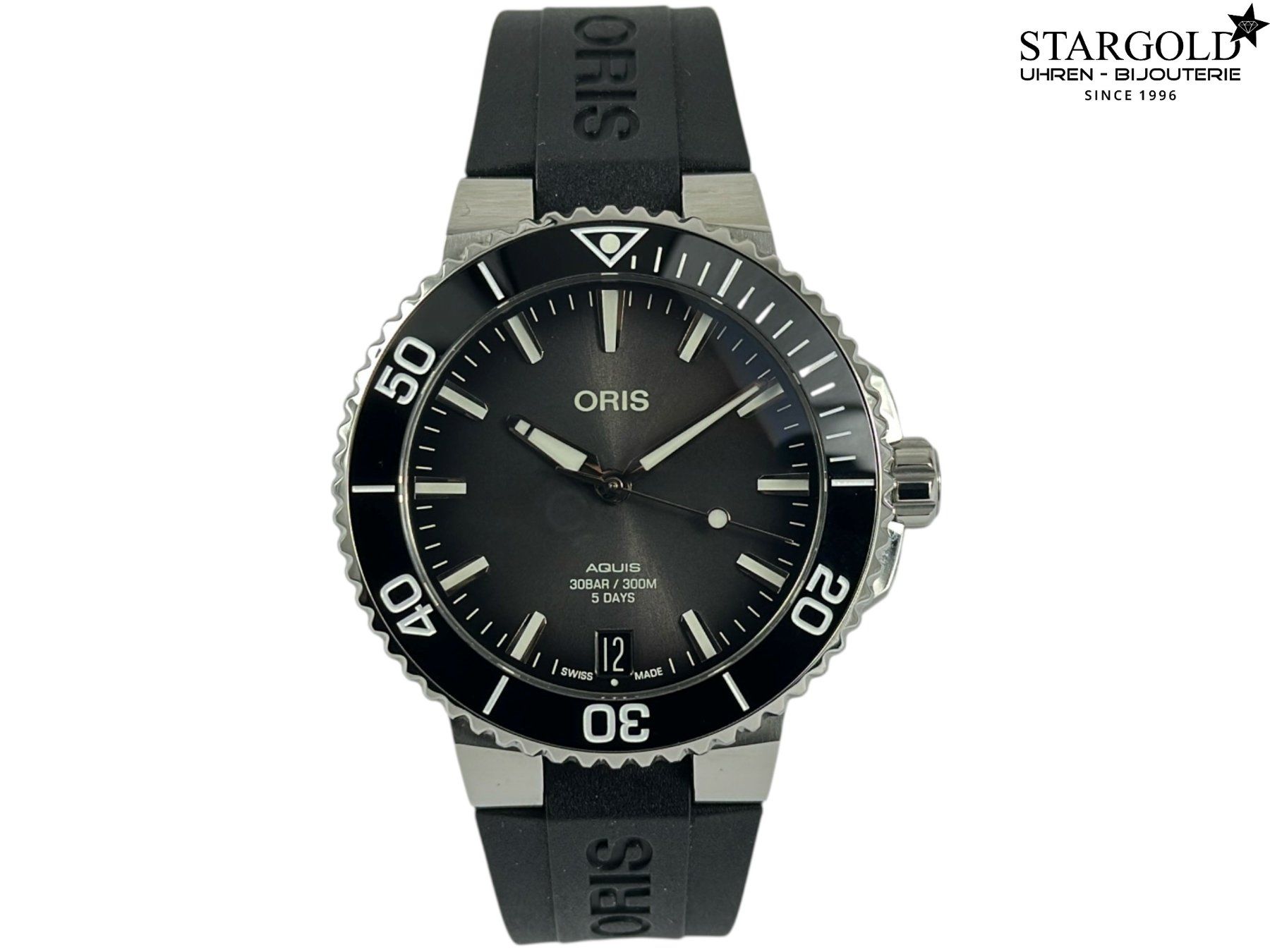 Oris Montres: Oris Aquis Date - 01 400 7769 4154 – D'occasion à Zürich par Stargold-Uhren