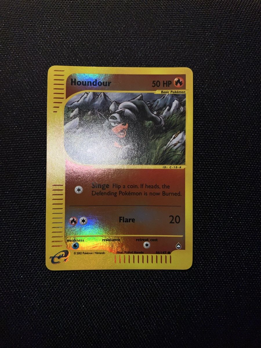 Pokémon Carte collezionabili: Houndour Aquapolis Reverse English – Usato da Basel venduto da luc_8ghp