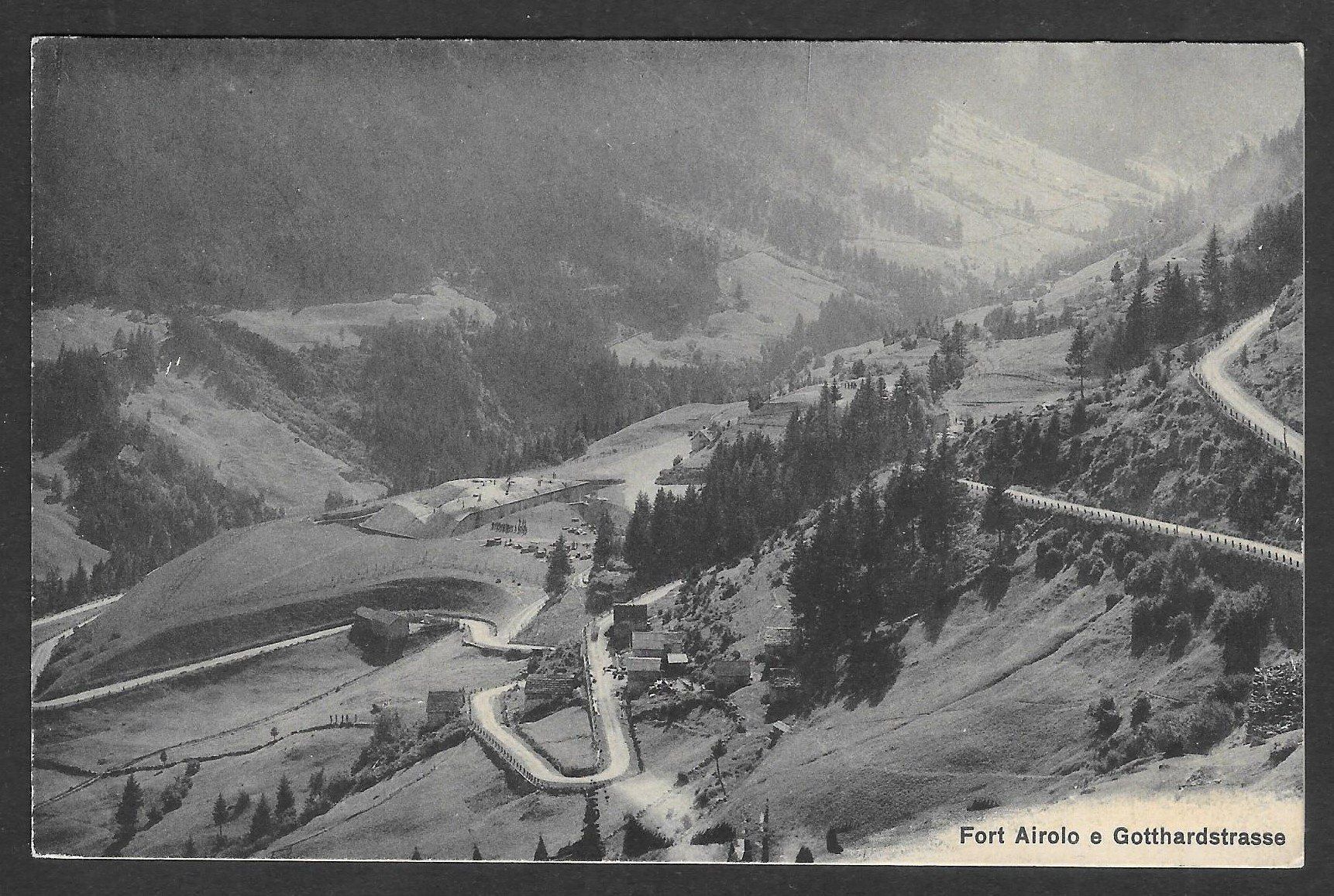 Cartoline postali: Fort Airolo e Gotthardstrasse – Usato da Olten venduto da clotaldi