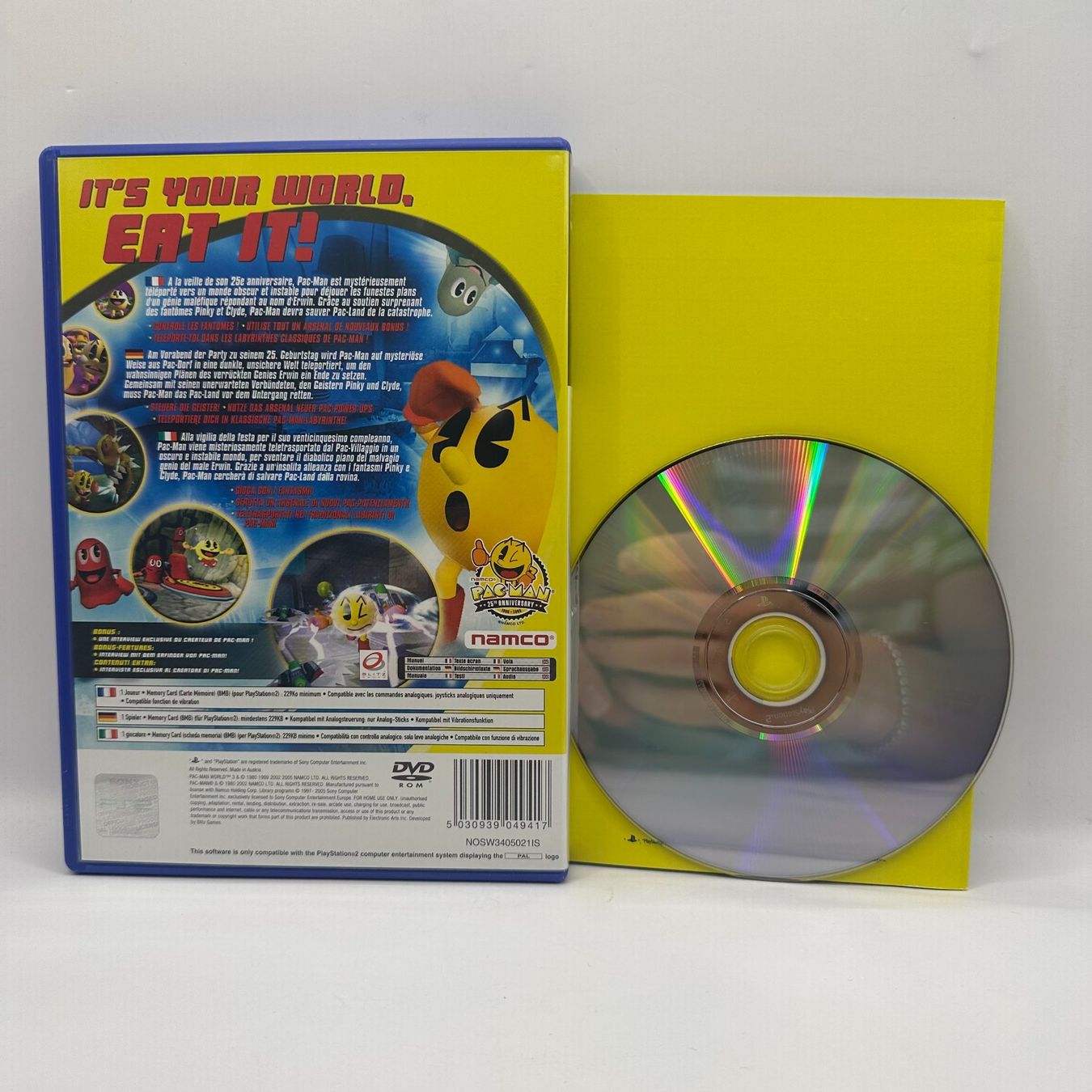 Sony Giochi: Pac Man World 3 Playstation 2 – Usato da Düdingen venduto da Nerdworld 1