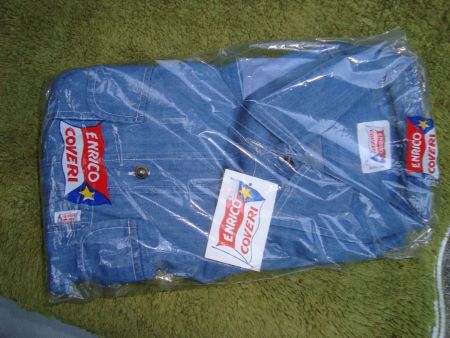 vintage 89ige year Jeans Hemd Enrico Coveri siz41 Made Italy