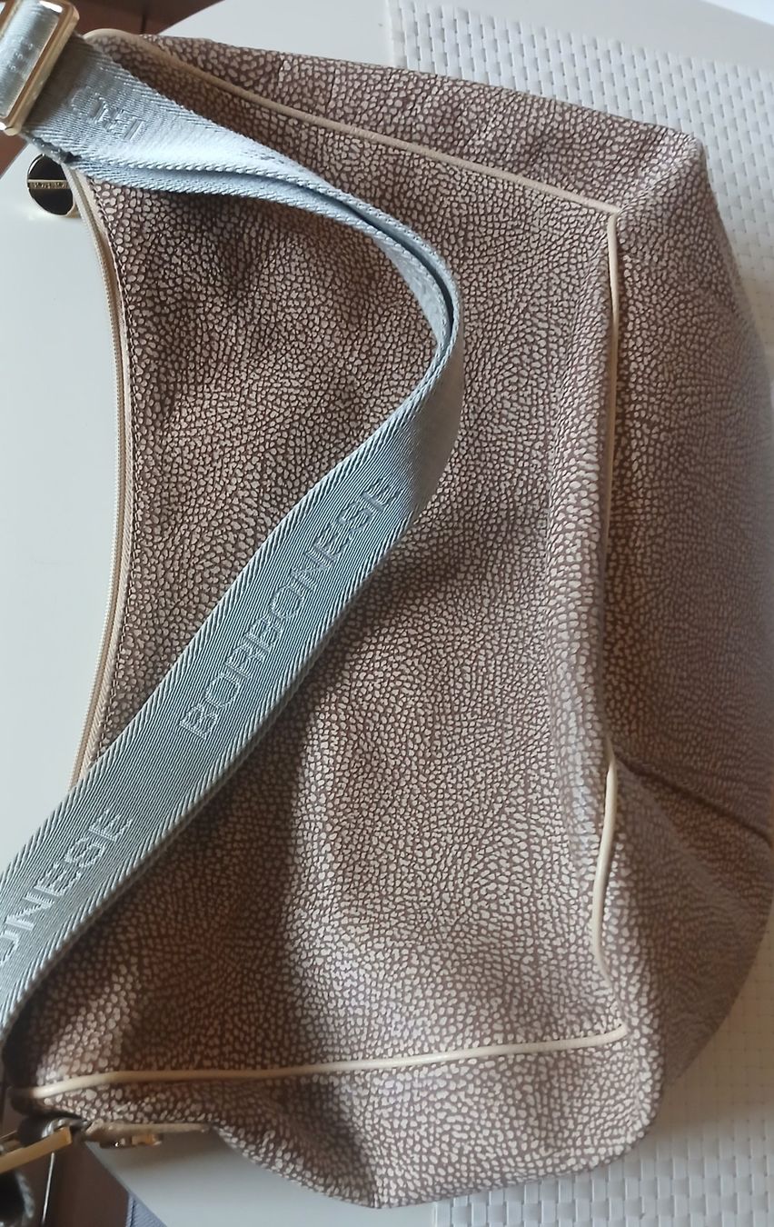 Borbonese Borse da donna: BORBONESE "Mezzaluna" LEATHER DAMEN SCHULTERTASCHE – Usato da Villa Luganese venduto da luxlady 4