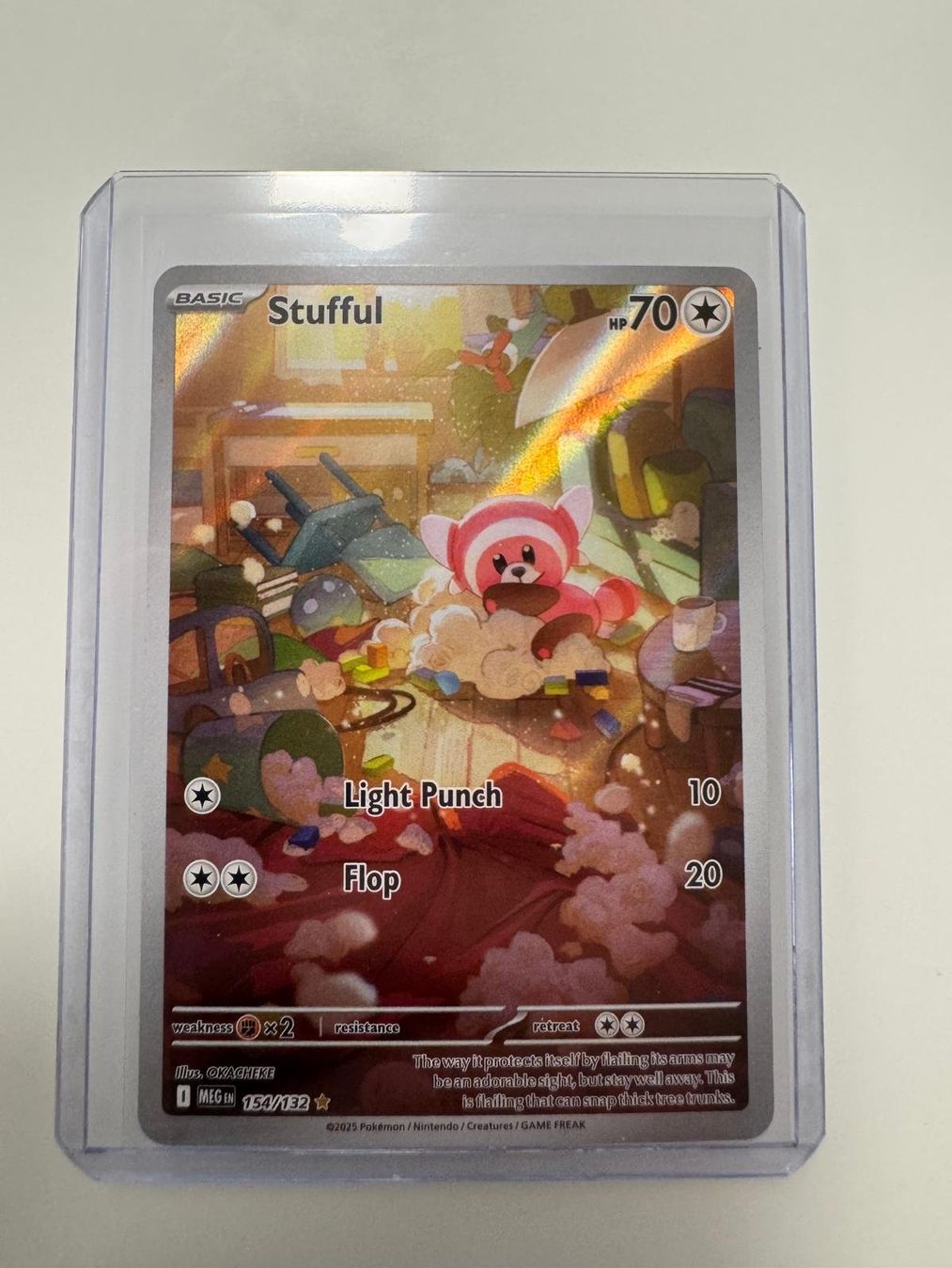 Pokémon Carte collezionabili: Stufful | Illustration Rare | MEG 154/132 | EN – Usato da Spreitenbach venduto da Snacky96