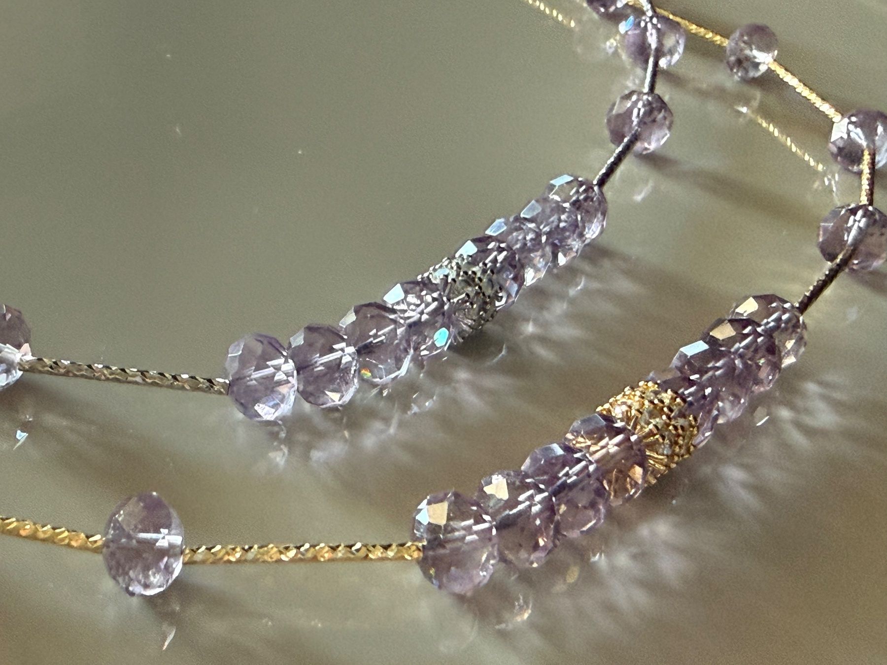 Catenine: Amethyst Halskette Choker Halsschmuck Collier 40 cm – Nuovo (secondo la descrizione) da Rotkreuz venduto da beltraum 8