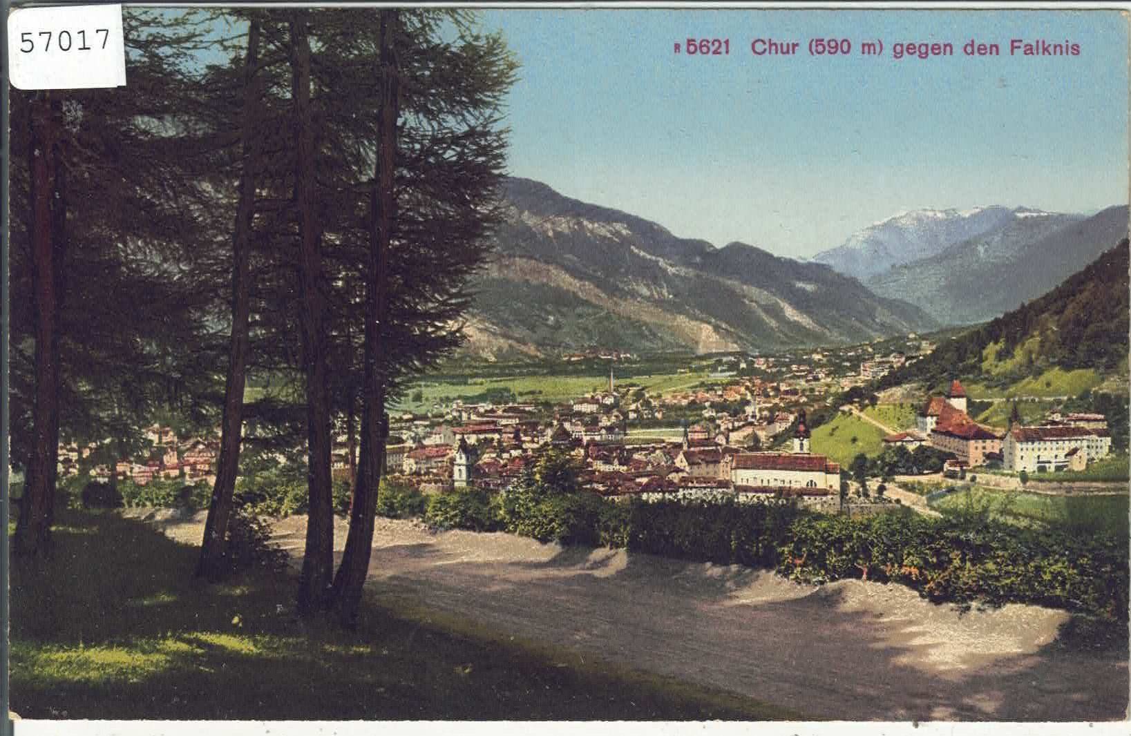 Ansichtskarten: Chur - Generalansicht - Litho – Gebraucht aus Ettingen von Kartenplanet