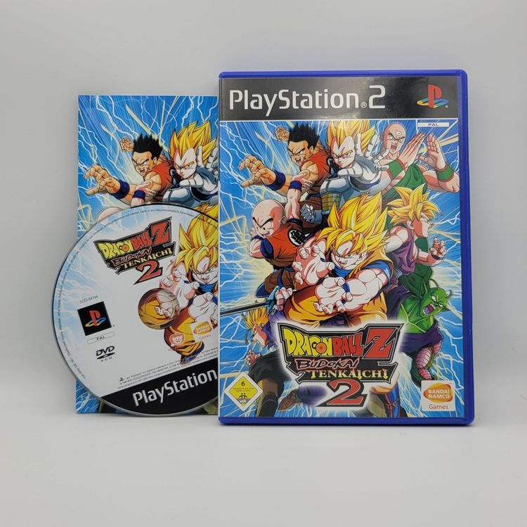 Jeu PlayStation 2 Dragonball Z Budokai Tenkaichi 2 - Bon état, Compatible PS2, Pour Les Fans De DBZ