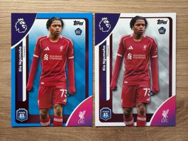 Soccer Rio Ngumoha RC BLUE Topps Premier League 25/26 🔥