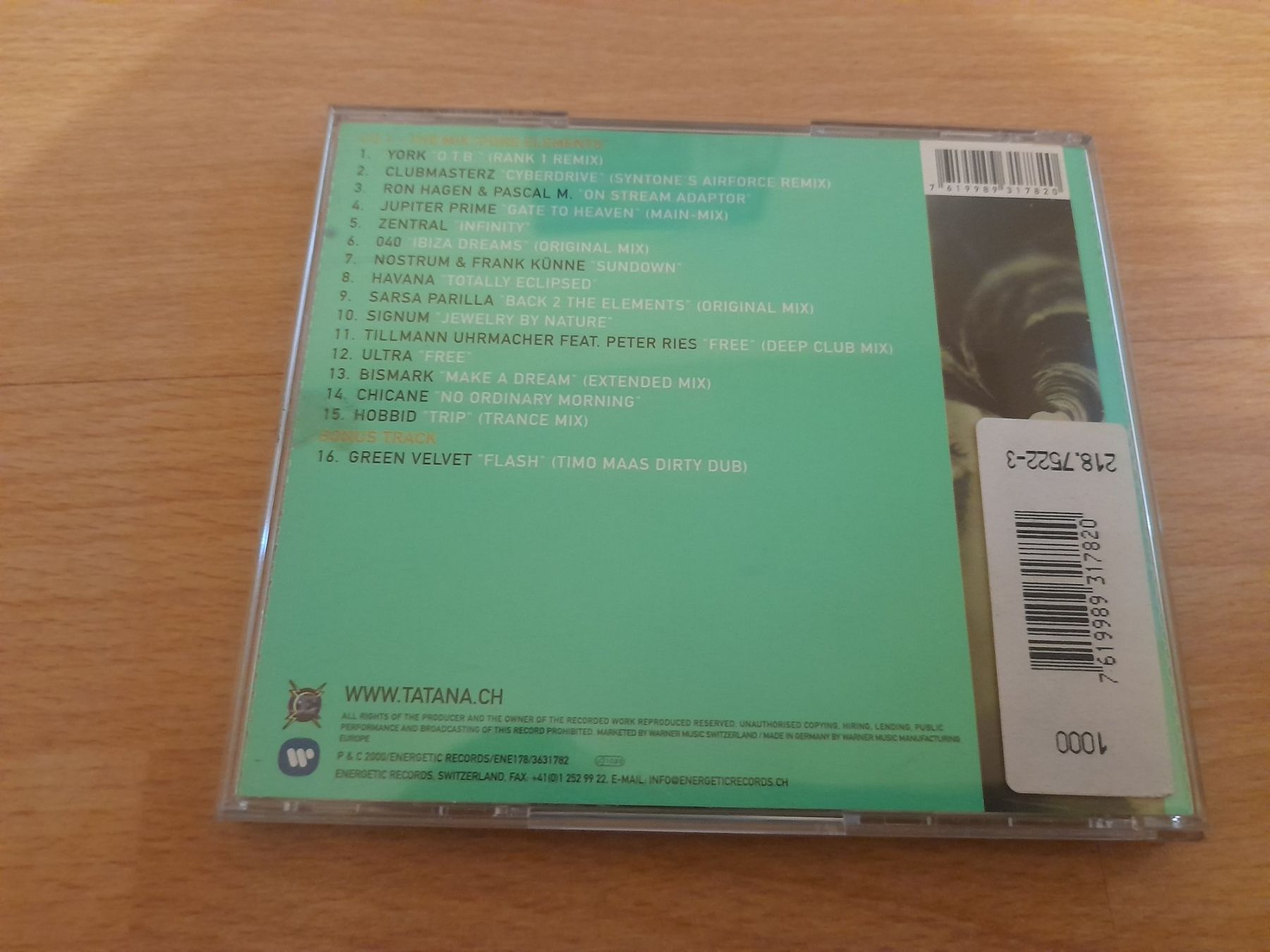 CDs: CD DJ Tatana - Pure Elements – Gebraucht aus Lustmühle von chevi03 2