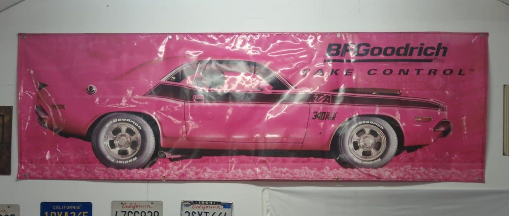 Altro: MOPAR Werbe Blache  Pink Challenger – Usato da Niedergösgen venduto da usc_l8gm