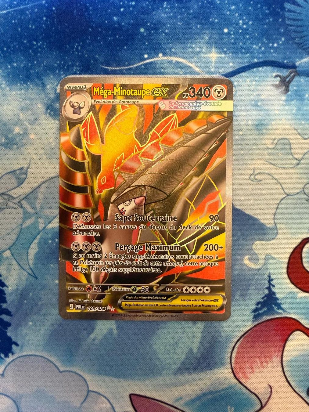Pokémon Cartes à collectionner: Méga-Minotaupe FA - PBL 103 FR – Neuf (Voir description) à Courgenay par ScamBoxOff