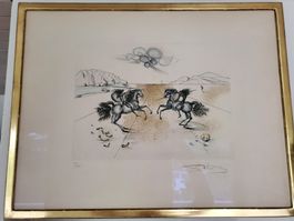 Salvator Dali, Farbradierung/Aquatinta, handsig., nummeriet