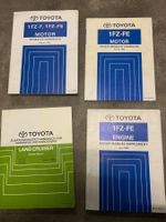 Toyota Land Cruiser J80 J100 Werkstatthandbuch 1FZ-FE 4erSet