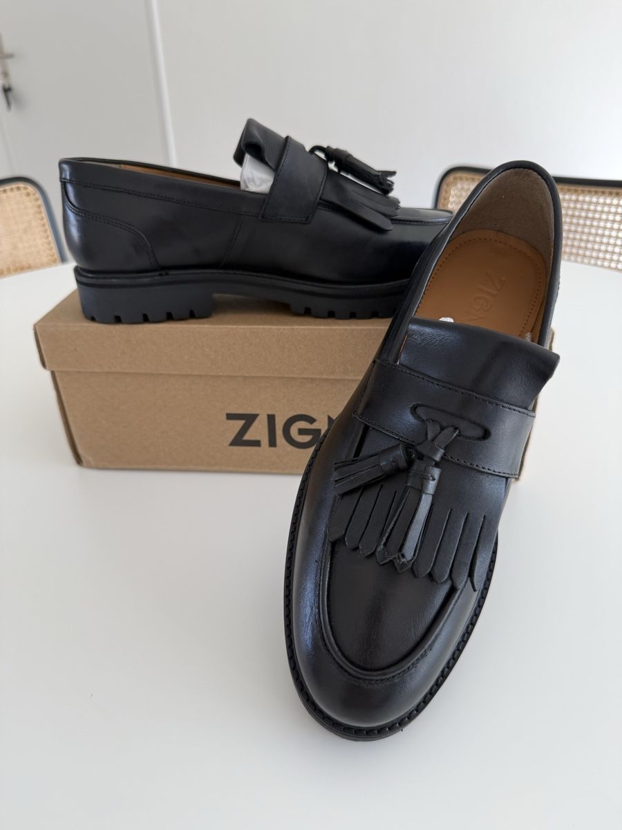 Chaussures hommes: Zign LEATHER - Scarpe senza lacci - black – Neuf avec emballage d'origine à Aarau par Hermes65 2