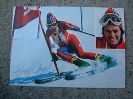 ERNST GOOD (CH) SKISTAR AUTOGRAMMKARTE