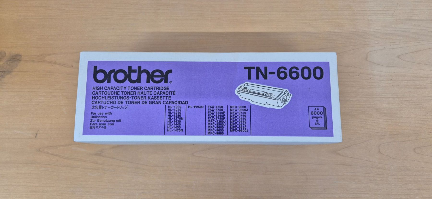 Brother Cartucce per stampanti & toner: Brother TN-6600 – Nuovo (secondo la descrizione) da Elgg venduto da computerbrocki