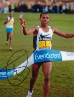 Kenenisa Bekele 1982- Autogramm signiert Fot 20x27cm