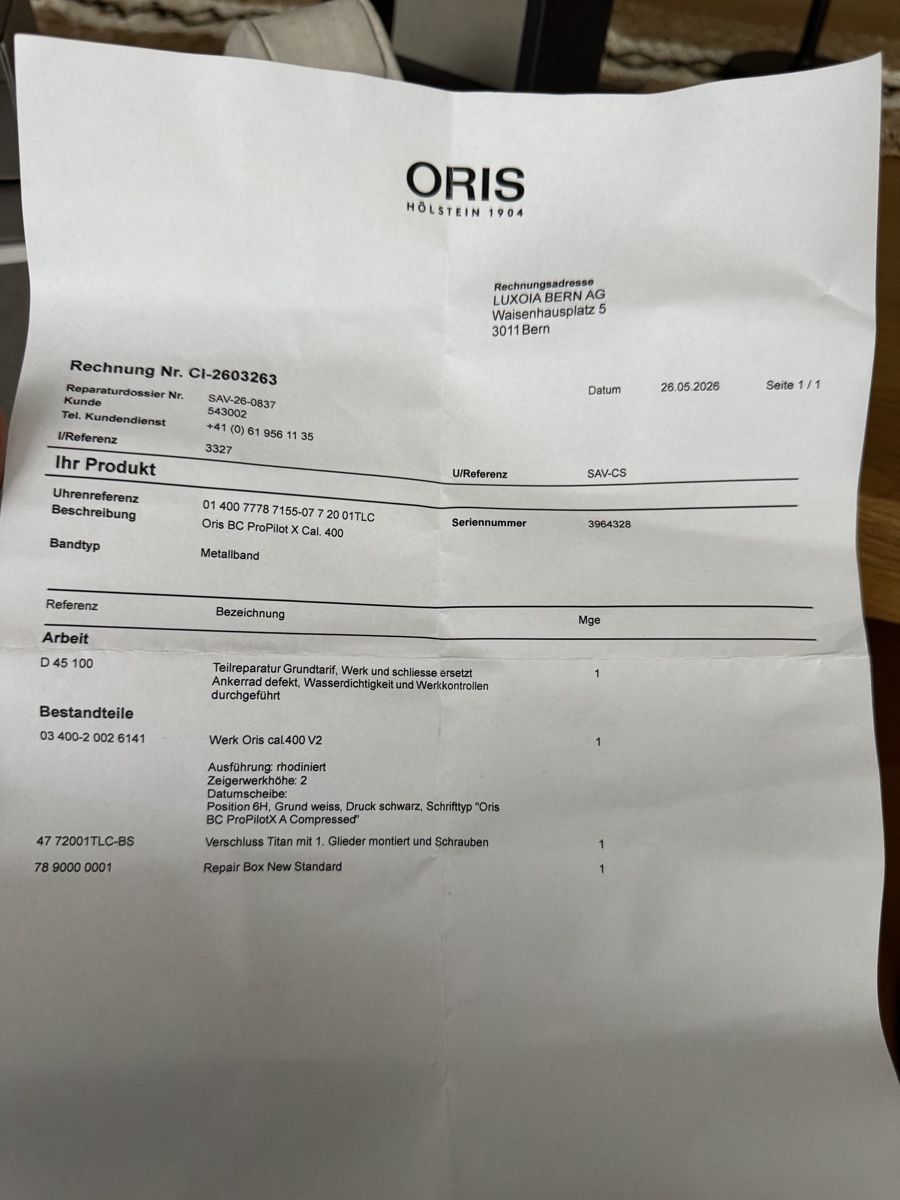 Oris Orologi: Oris Propilot x 400 – Usato da Niederwangen BE venduto da MyVintageWatch 9