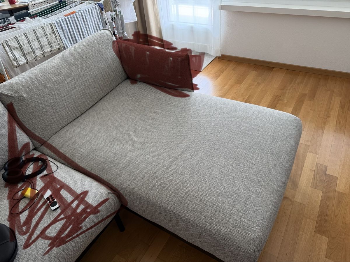 Ikea Divani: Sofa Chaise Longue Part – Usato da Effretikon venduto da FESP89 1