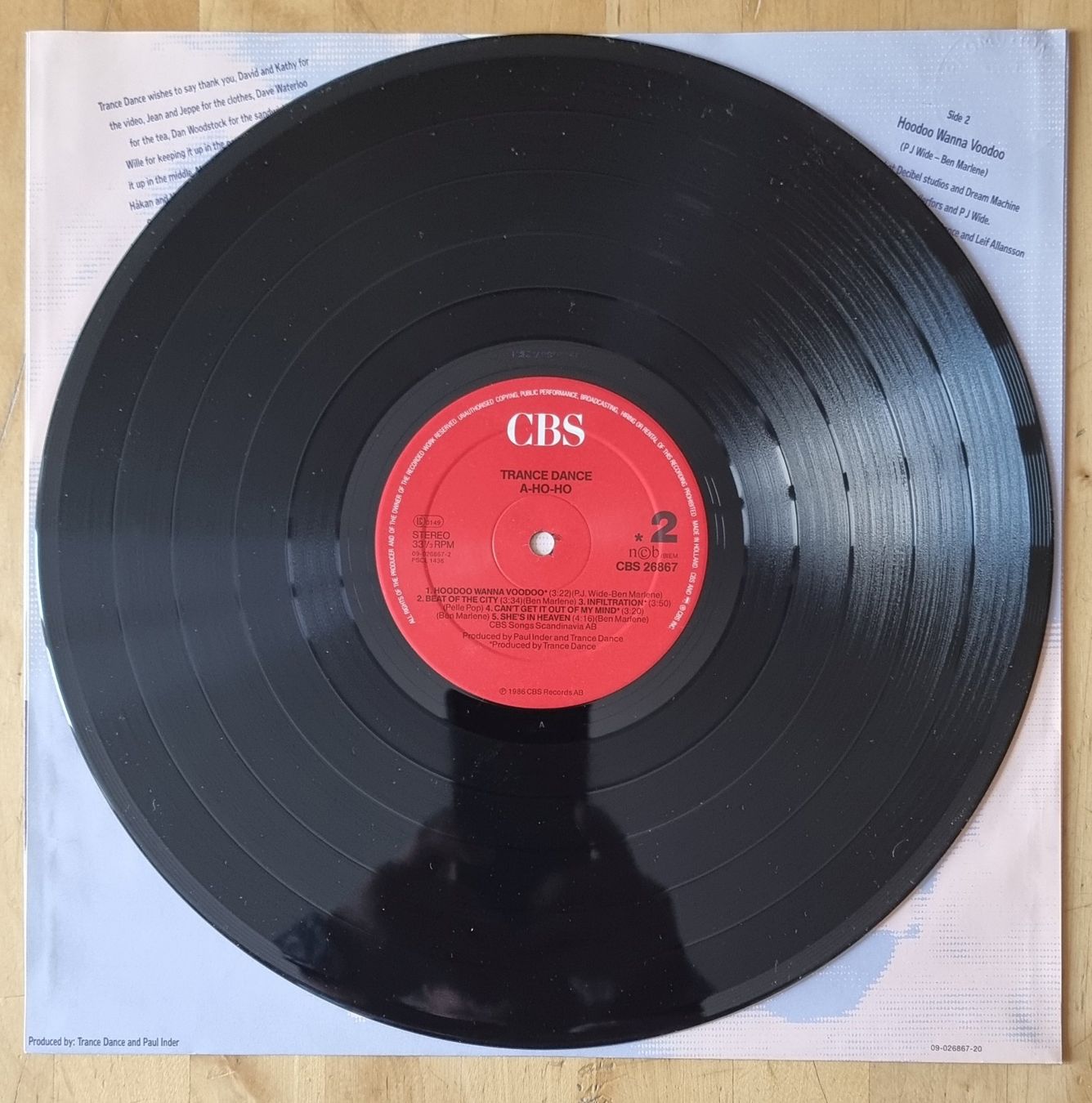 Dischi in vinile: LP Trance Dance "A-Ho-Ho" (SE 1986) mint! – Nuovo e nell'imballaggio originale da Luzern venduto da Frizzz 5