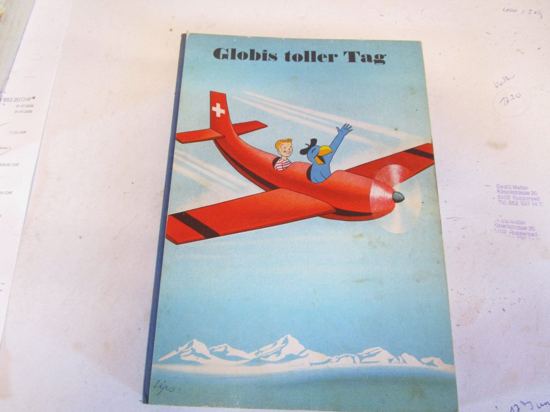 Libri: Globi Buch:  Globi toller Tag 1967 – Usato da Rupperswil venduto da Ema10
