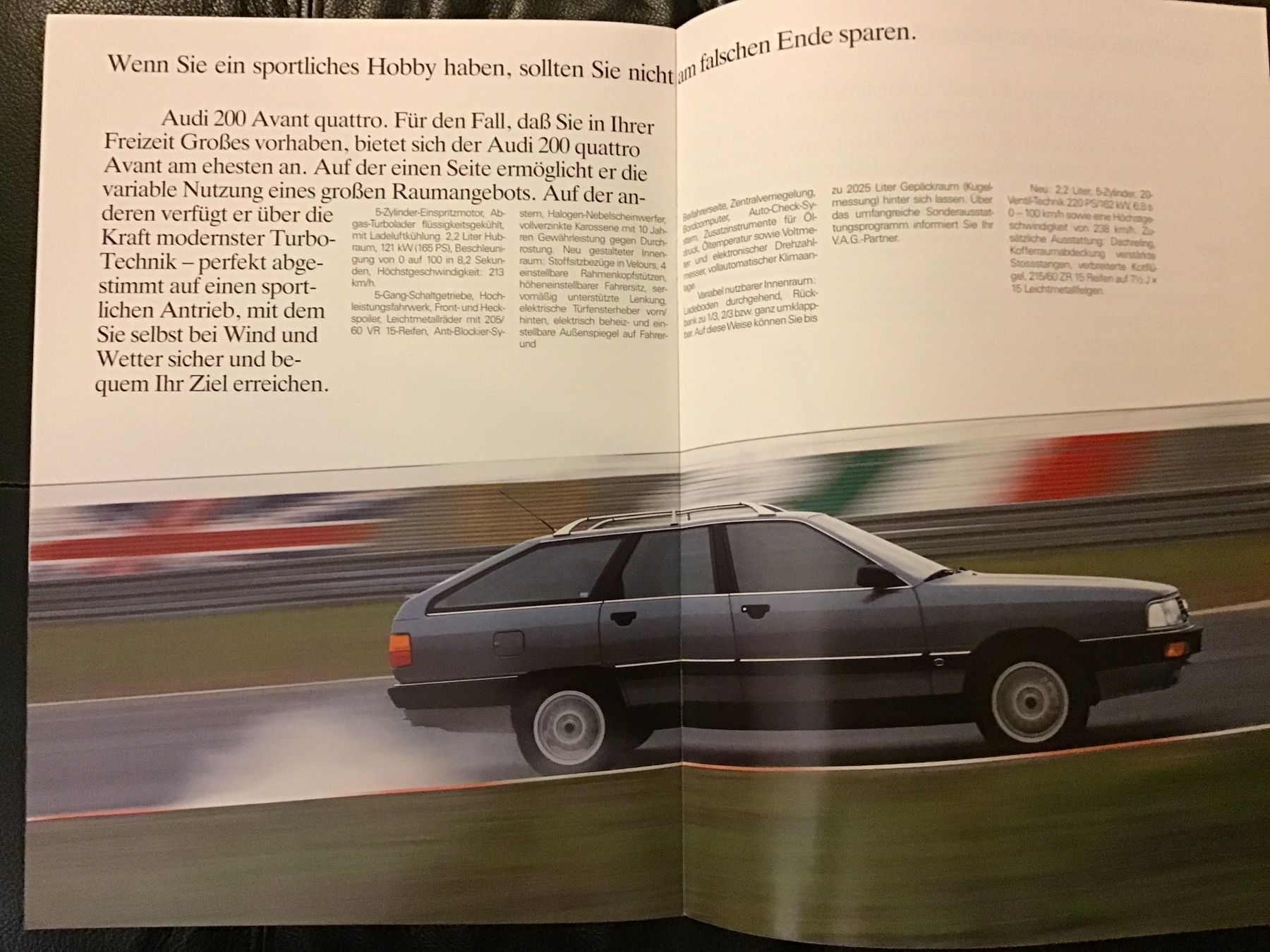 Audi Dokumente: Audi quattro Programm 16 Seiten August 1988 – Gebraucht aus Scherzingen von Starseller62 6