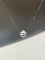 Bergkrista Halskette Edelsteinkette Edelstahl 18k vergoldet