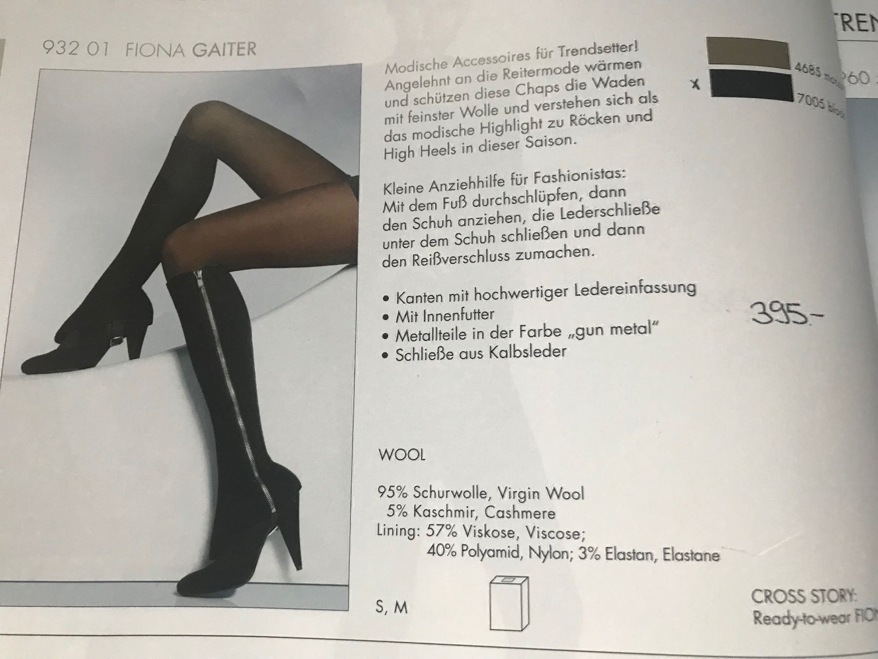 Wolford Calze & Collant: Wolford FIONA GAITER NEU – Nuovo (secondo la descrizione) da Burgdorf venduto da Vida6 1