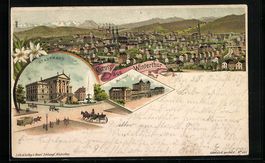 Vorläufer-Lithographie Winterthur, 1895