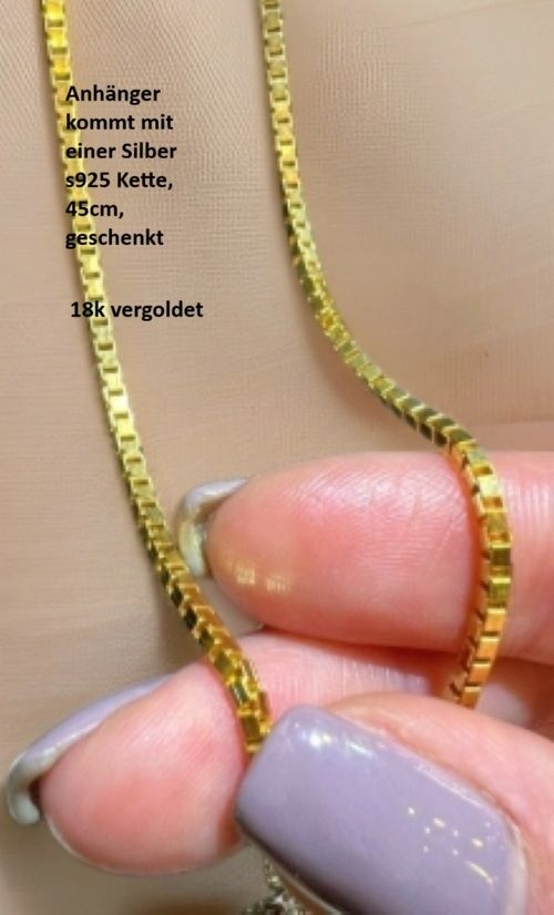 Ketten: Herz Echtgold mit Kette s925 – Neu und originalverpackt aus Hemmental von Zirconwelt 4
