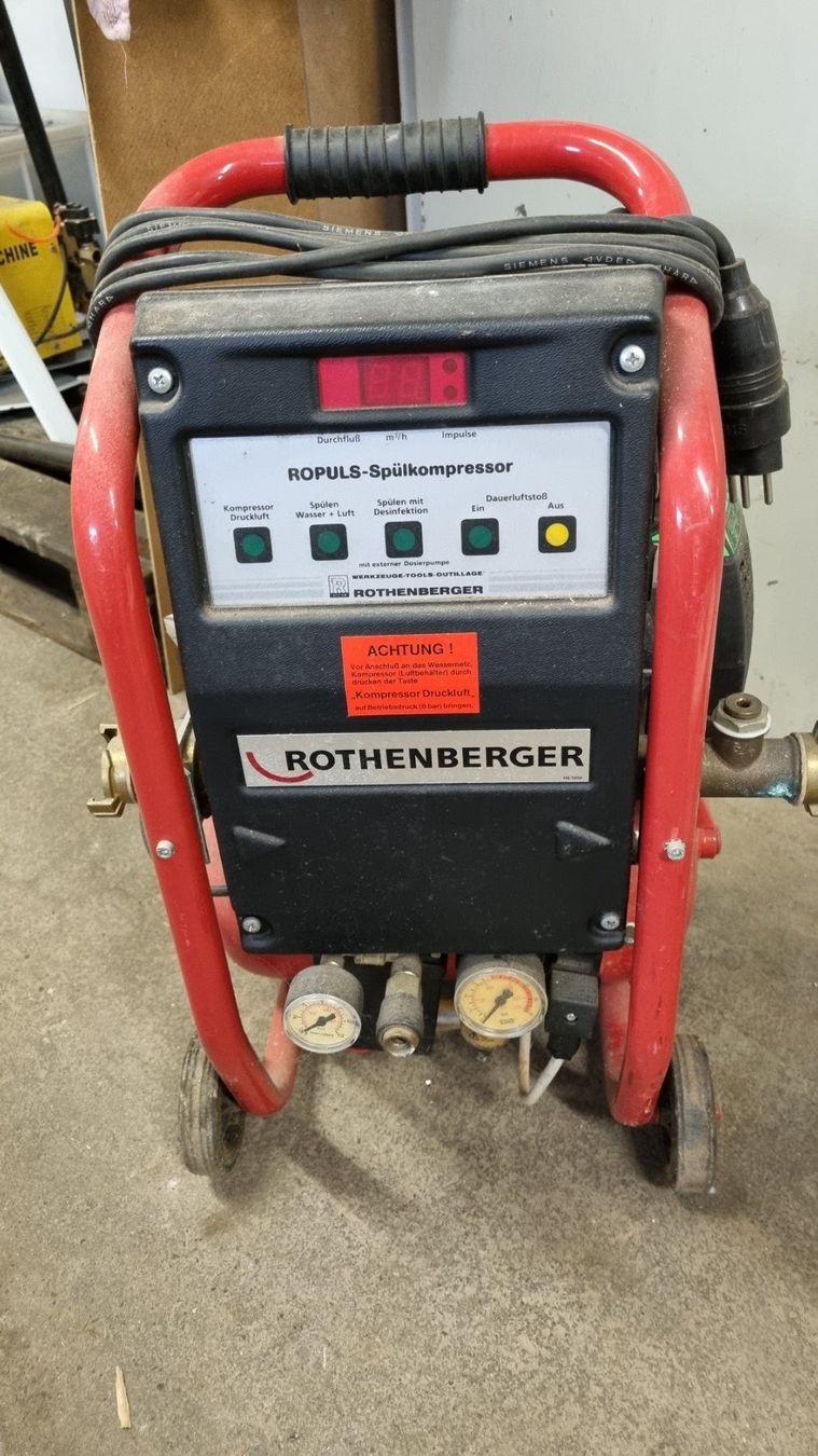Rothenberger Compresseurs: Spülkompressor ROPULS – D'occasion à Oberentfelden par Myri13