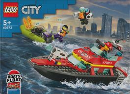 LEGO CITY 60373 BARCA DI SOCCORSO ANTINCENDIO  new
