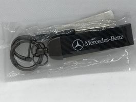 Mercedes-Benz Schlüsselanhänger Carbon Optik,Neu & OVP