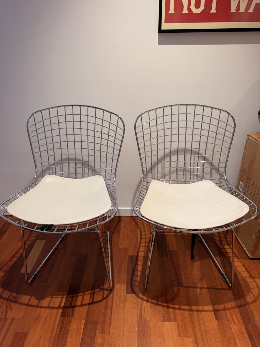 Knoll Chaises: Bertoia-style chairs (pair) – D'occasion à Zollikon par akshaysehgal