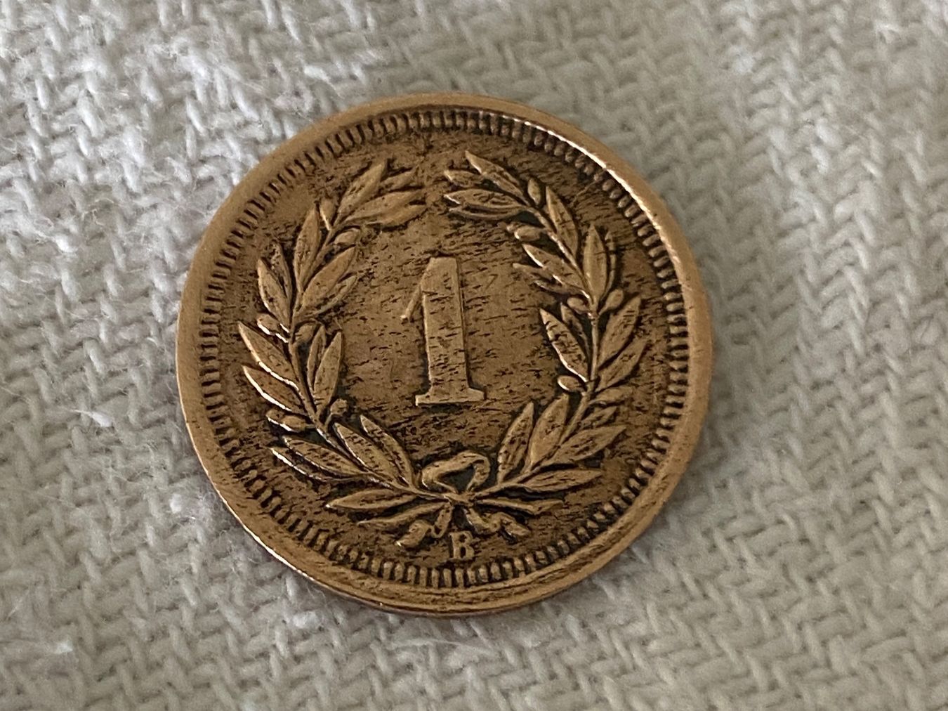 Tutti le monete: 1 centime/Rappen 1878 – Usato da Nyon venduto da Ilmi09 1