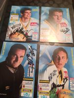 HC Fribourg-Gottéron - 4xhandsignierte alte Autogrammkarten
