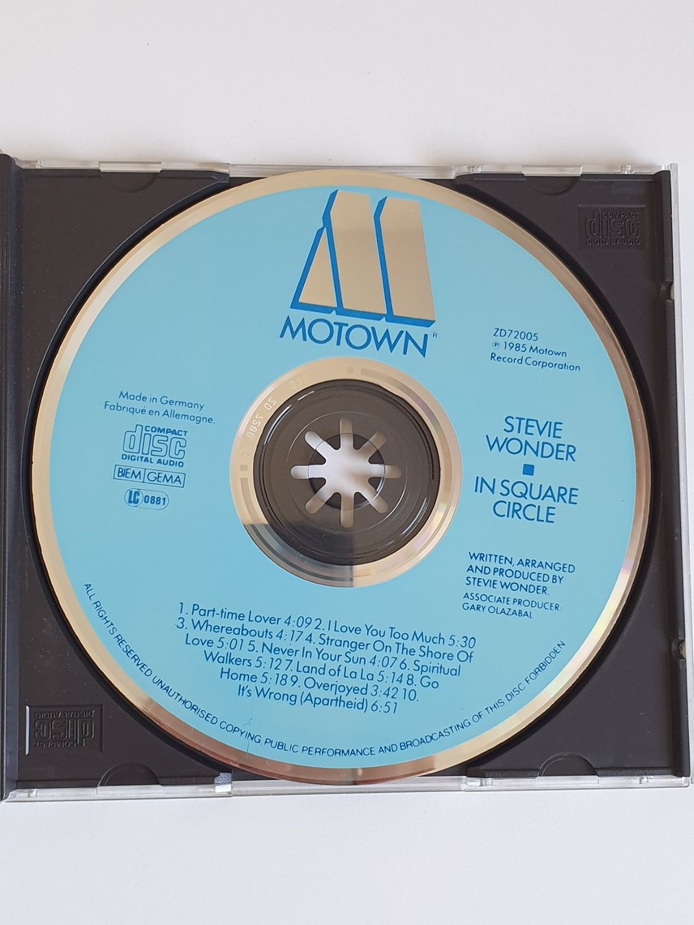CD: CD "In Square Circle" von Stevie Wonder – Usato da Uster venduto da Andreas7 2