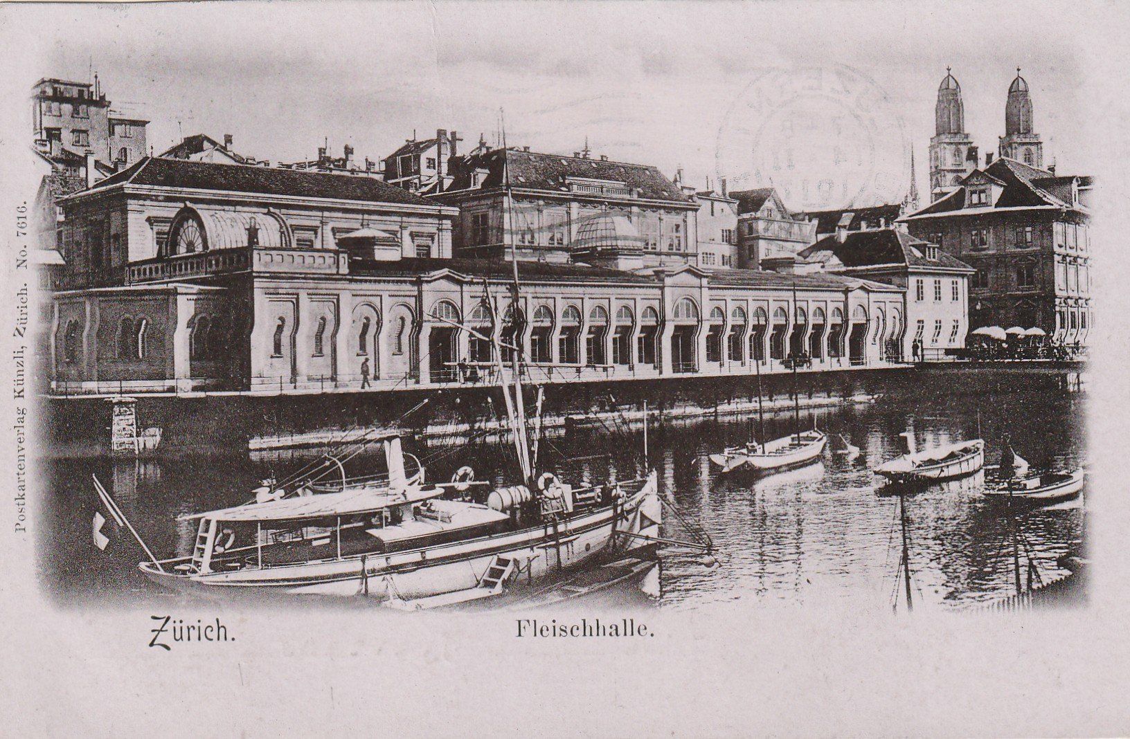 Cartoline postali: Zürich Fleischhalle – Usato da Rorschacherberg venduto da fratovi2