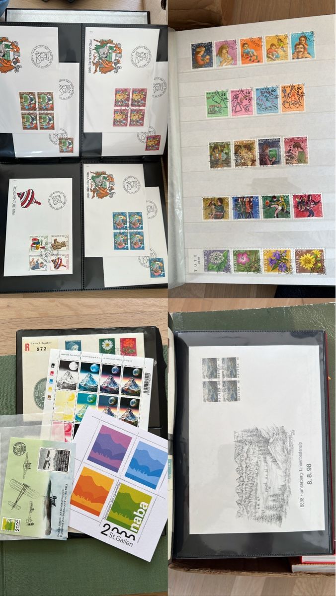 Tutti i francobolli: Grosser Stöberposten Briefmarken Schweiz – Usato da Braunau venduto da Desil2511 9