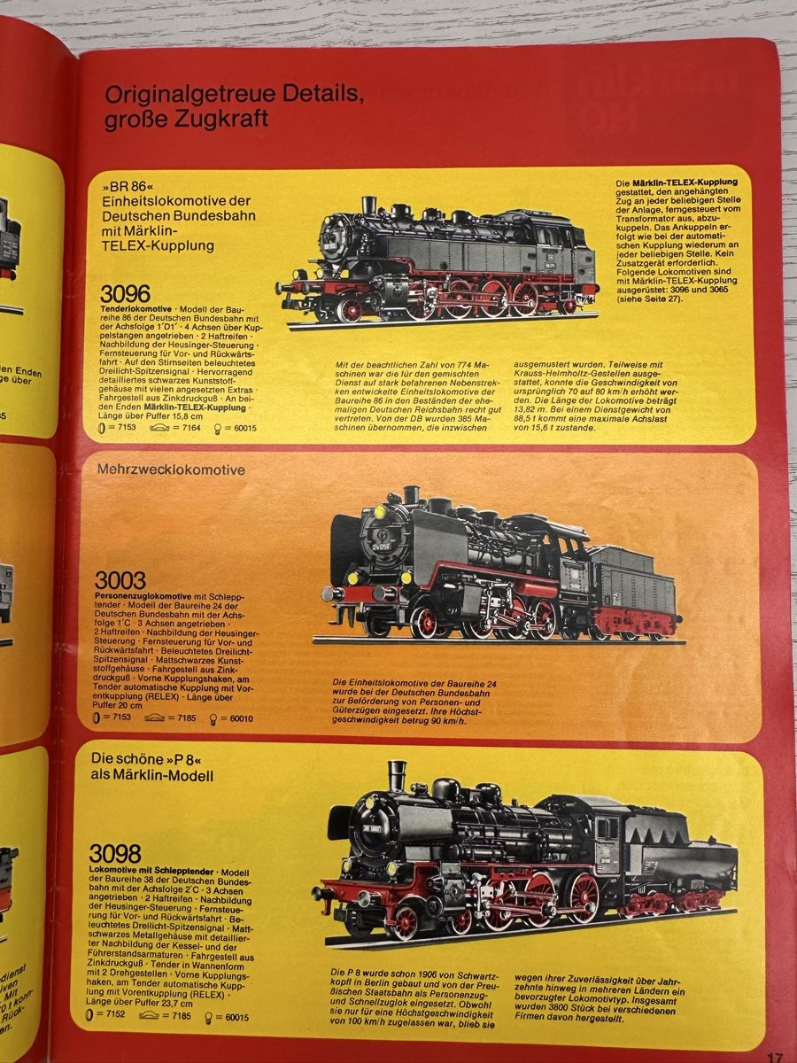 Märklin Modellini di ferrovie: Märklin Katalog 1977 D – Usato da Lupsingen venduto da New-Haven 2