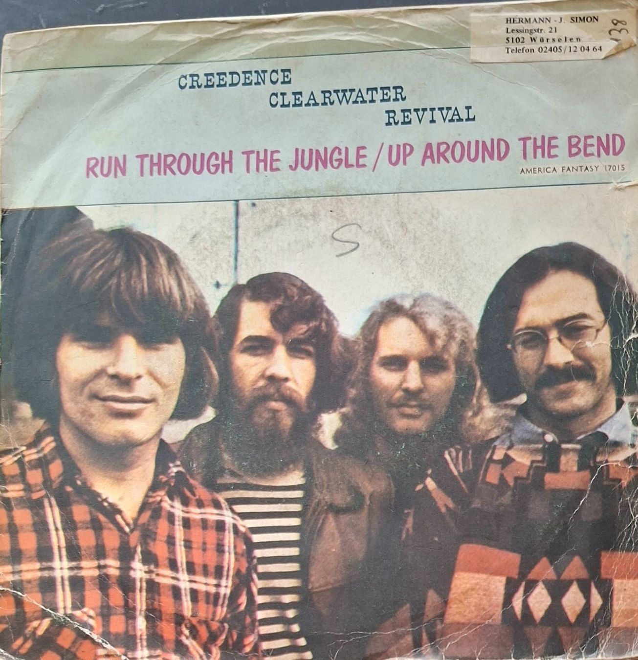 Dischi in vinile: Vinyl-Single CCR - Up Around The Bend – Usato da Langenthal venduto da Modo39